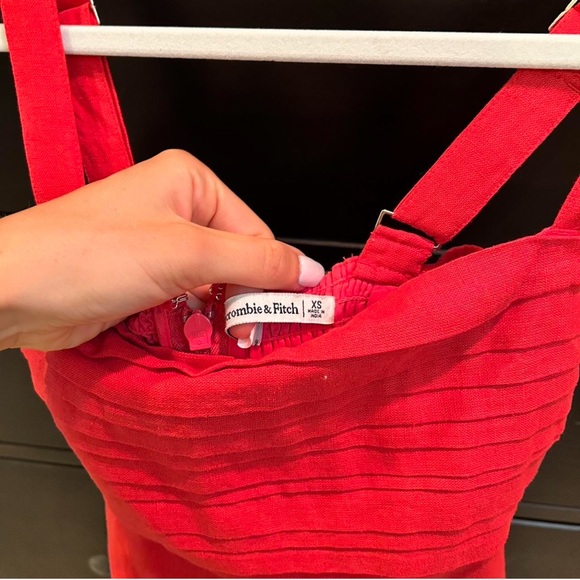 Abercrombie & Fitch Red Mini Dress - Picture 3 of 4